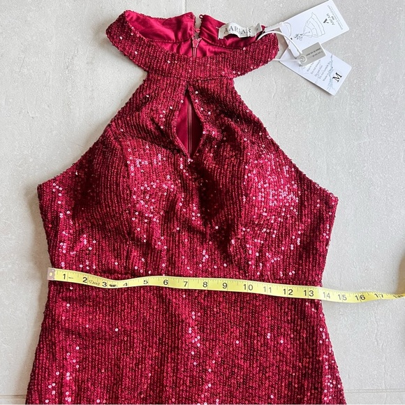 Long Sequin Party | Prom Sleeveless Mermaid Evening Elegant Formal Dress Size M - Picture 9 of 13